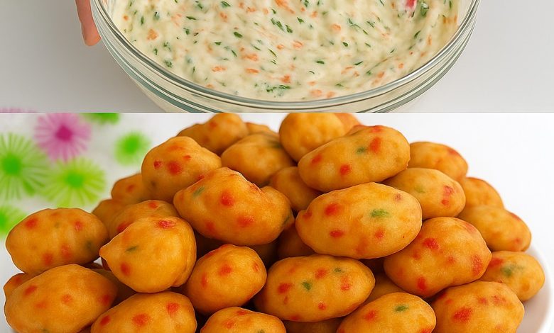 Cheesy Vegetable Fritters