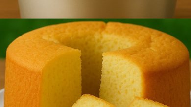 Soft & Fluffy Chiffon Cake