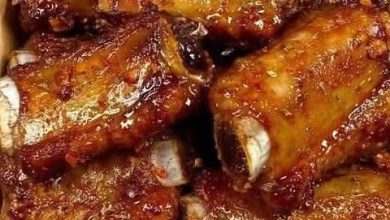 Sticky Honey Garlic Ribs