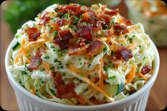 Creamy Bacon Ranch Slaw Cups