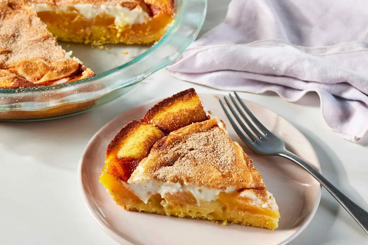 Peach Cobbler Cake